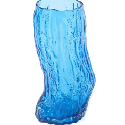 Tree Log Vase Dark Blue, 44 cm