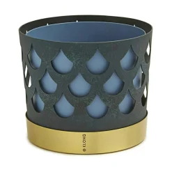 Trio Flowerpot Medium Drop, Blue