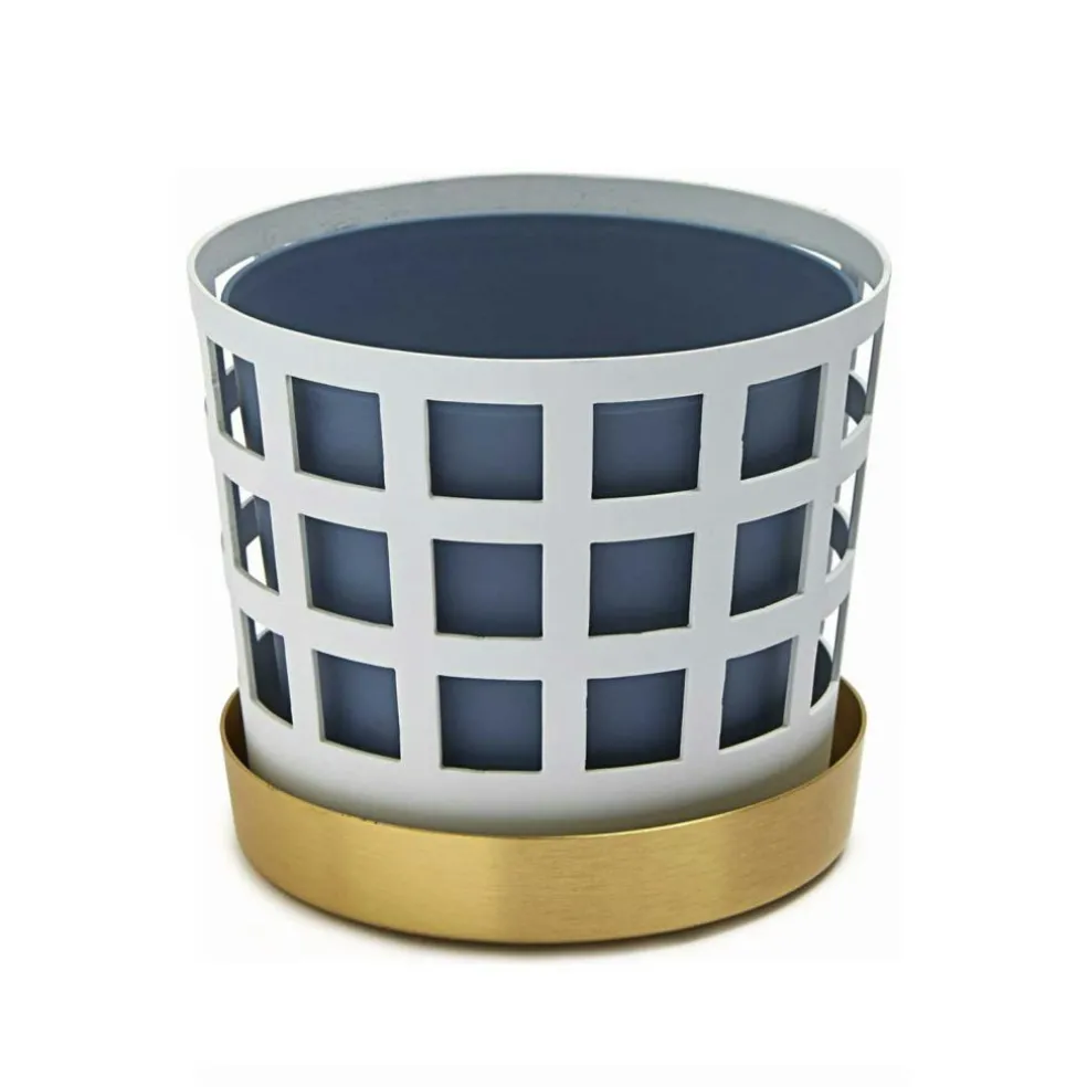 Trio Flowerpot Small Square, White