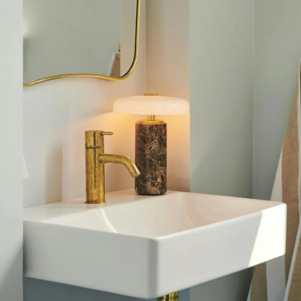 Trip Table Lamp Portable, Dark Emperador