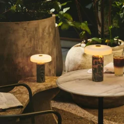 Trip Table Lamp Portable, Dark Emperador