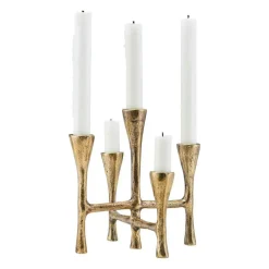 Tristy Candle Stand, Brass