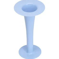 Trumpet Vase & Candle Holder 2-in-1, Light Blue