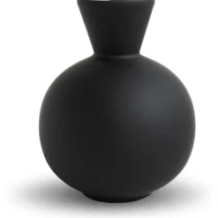 Trumpet Vase H16 cm, Black