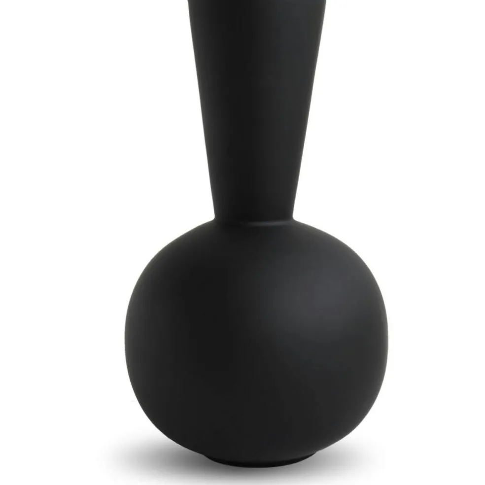 Trumpet Vase H30 cm, Black