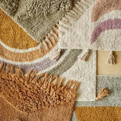 Tufted Bath Mat 60x90 cm, Brown