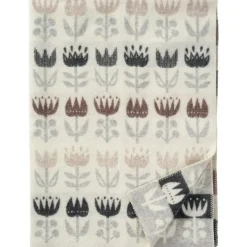 Tulip Throw 130x180 cm, Grey