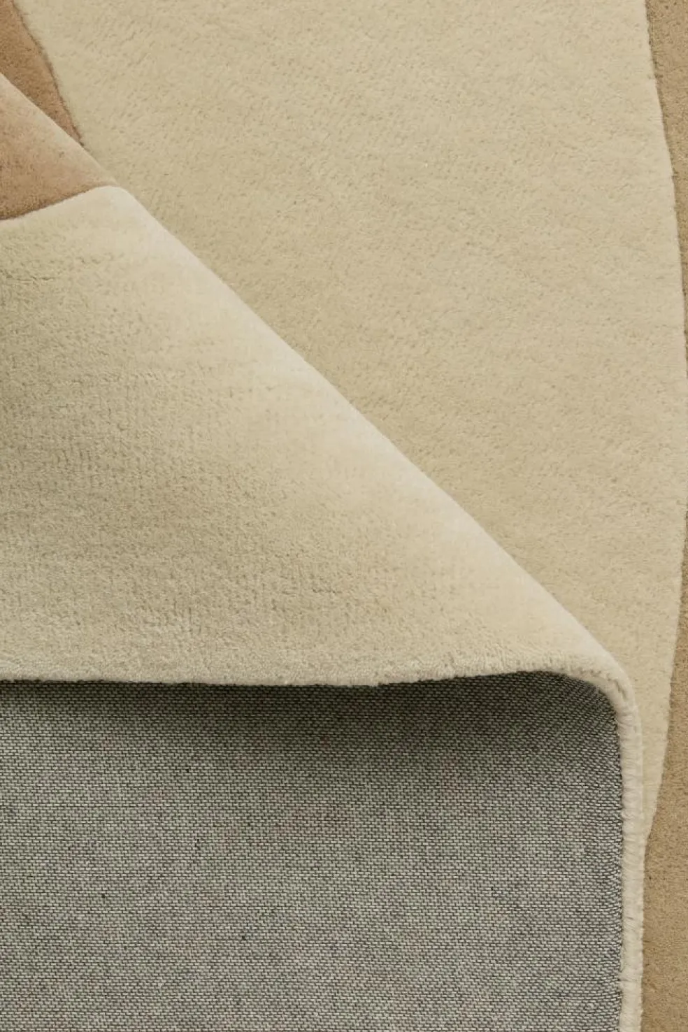 Tulip Wool Rug 180x270 cm, Beige