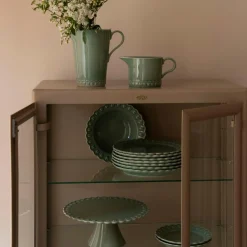 Tulipa Cake Plate 30 cm, White