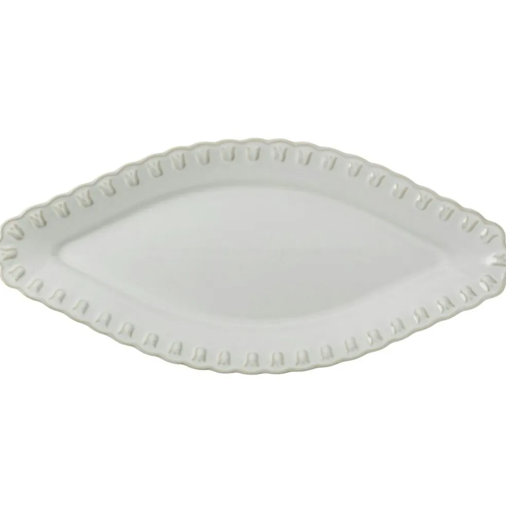Tulipa Serving Dish 20x45 cm, White