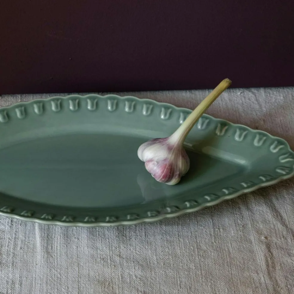 Tulipa Serving Dish 20x45 cm, White