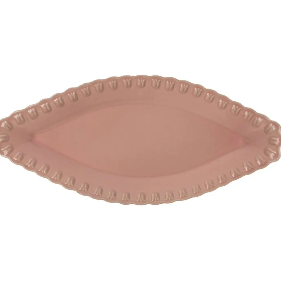 Tulipa Serving Dish 20x45 cm, White