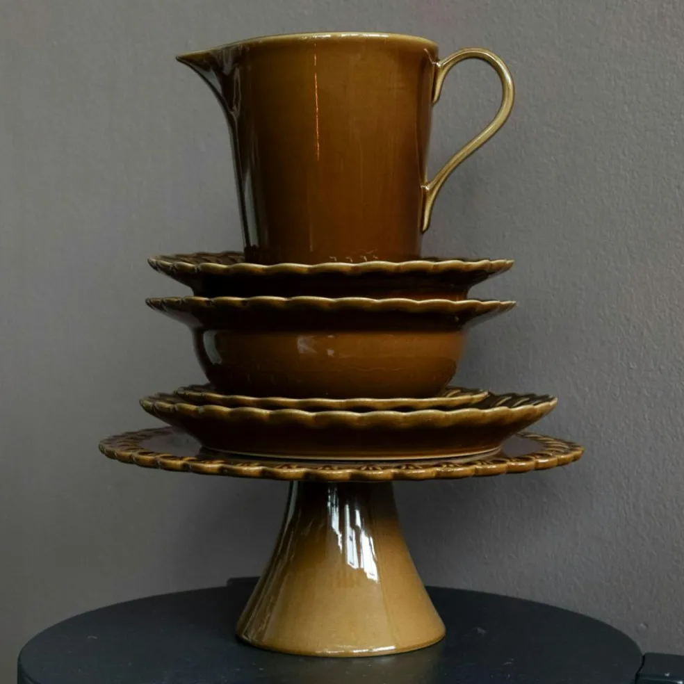 Tulipa Side Plate 20 cm 2-pack, Almost Black