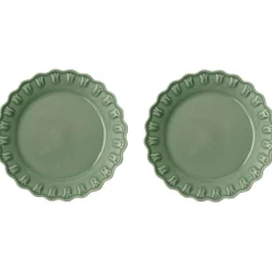 Tulipa Side Plate 20 cm 2-pack, Almost Black