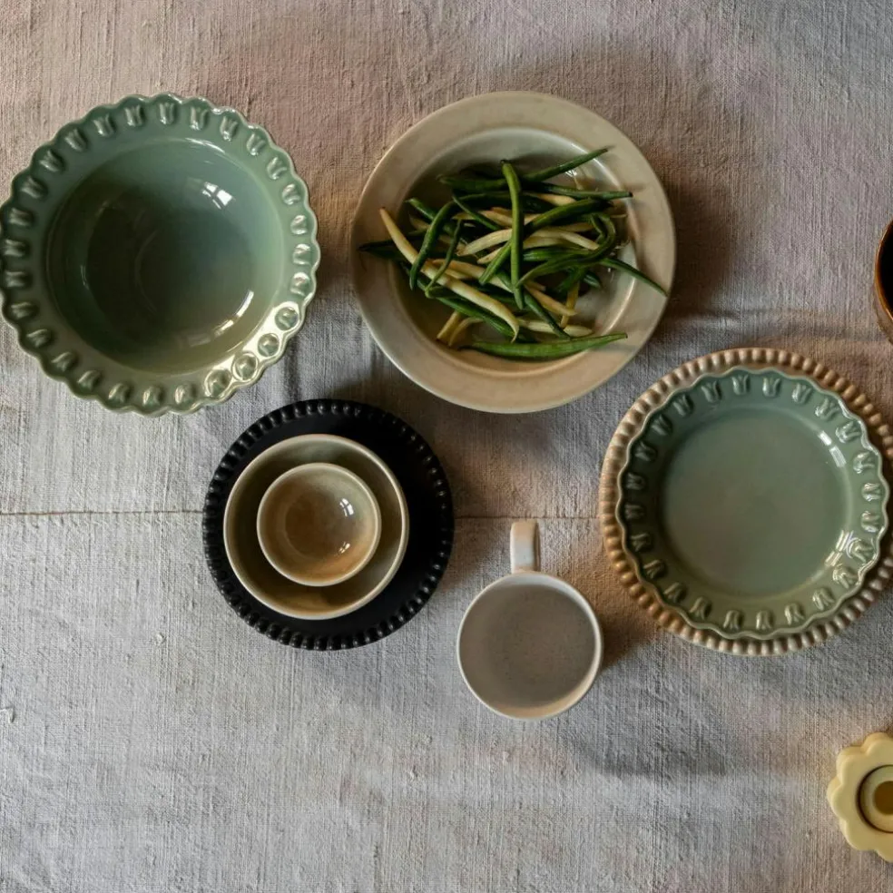 Tulipa Side Plate 20 cm 2-pack, Almost Black