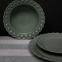 Tulipa Side Plate 20 cm 2-pack, Almost Black