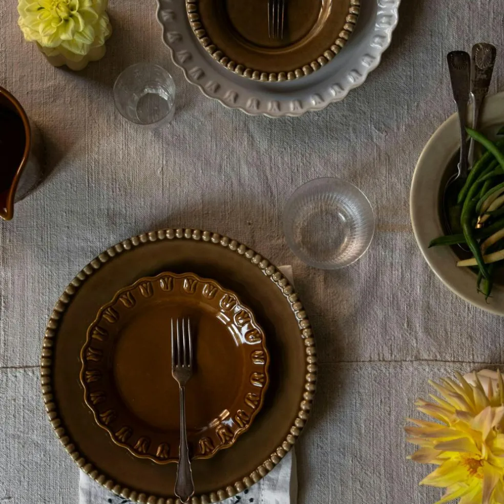 Tulipa Side Plate 20 cm 2-pack, Almost Black