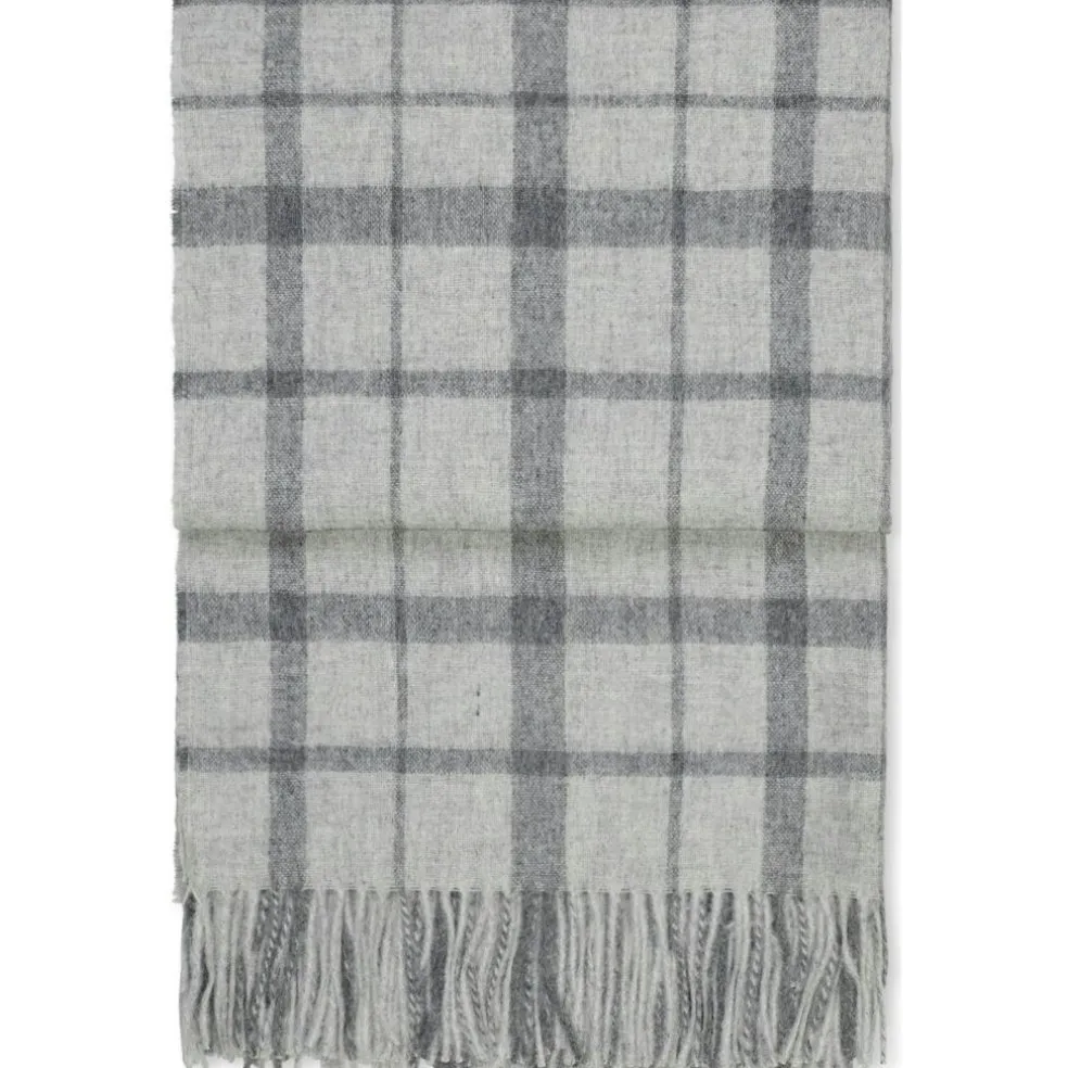 Tweed Throw 130x200 cm, Grey