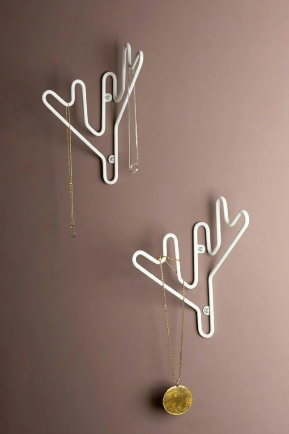 Twig Wall Hanger, White