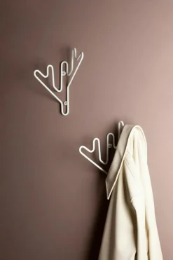 Twig Wall Hanger, White