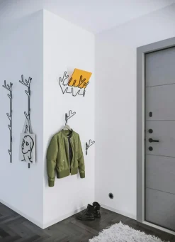 Twig Wall Hanger, White