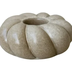 Twine Candle Holder Ø14 cm, Beige