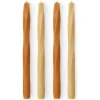 Twist Tapered Candle, H30, Warm, Set of