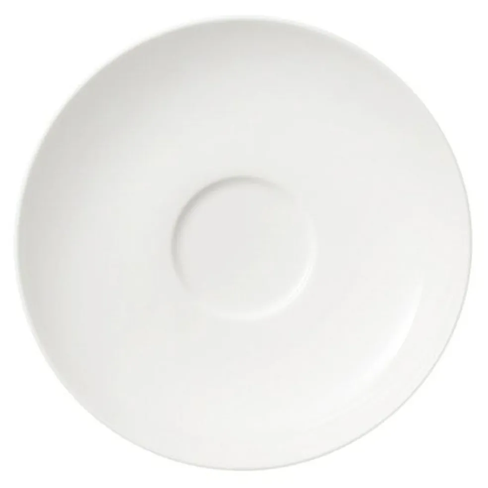 Twist White Saucer For Coffee/Tea Cup, 14 cm