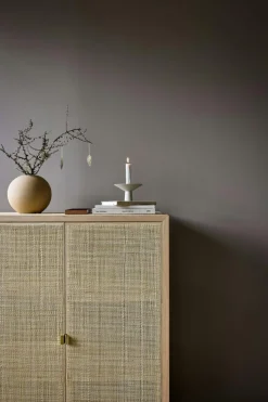 Uma Candlestick 14x9,5 cm, Black