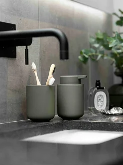 Ume Toothbrush Holder, Olive Green