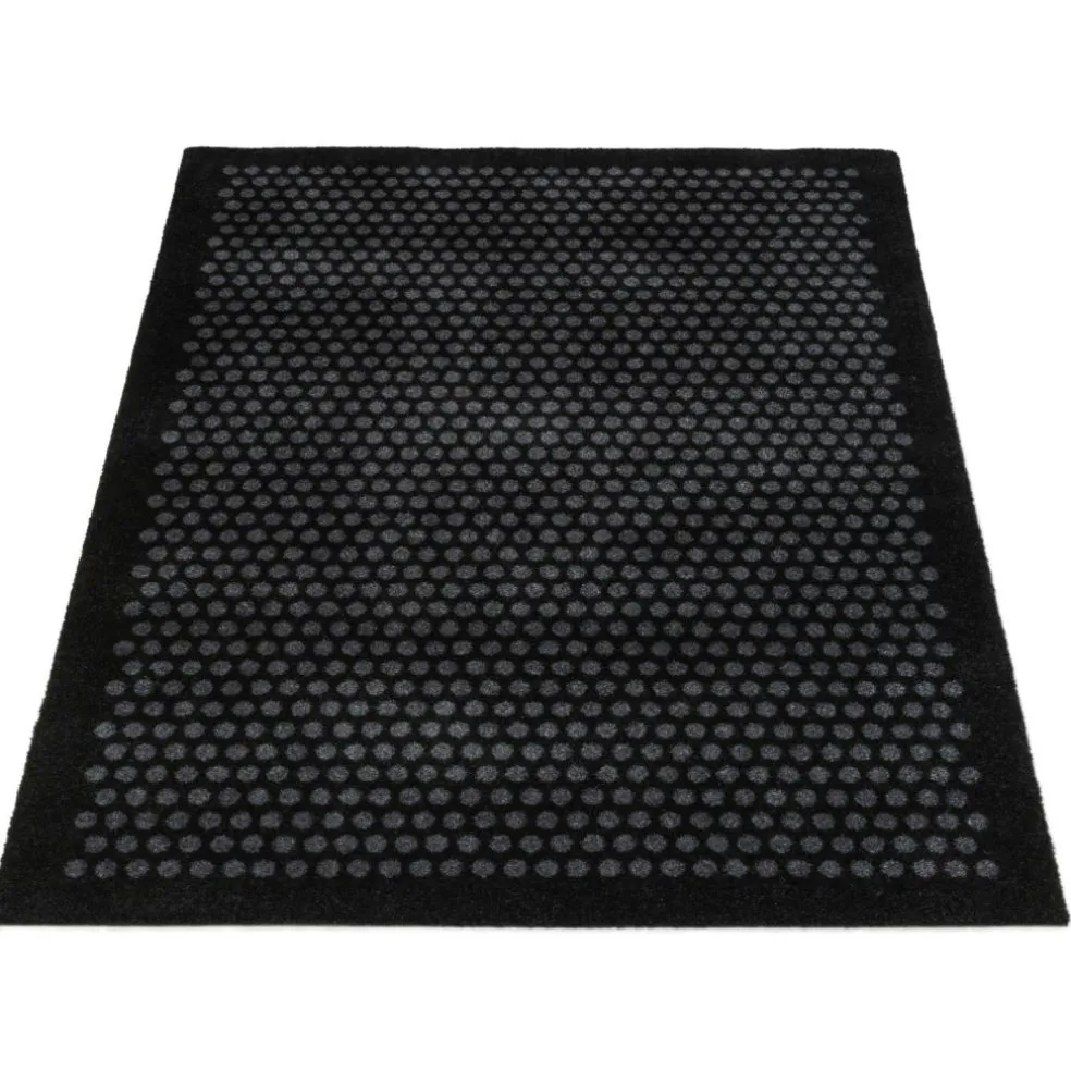 Unicolor Door Mat Black, 130x90 cm
