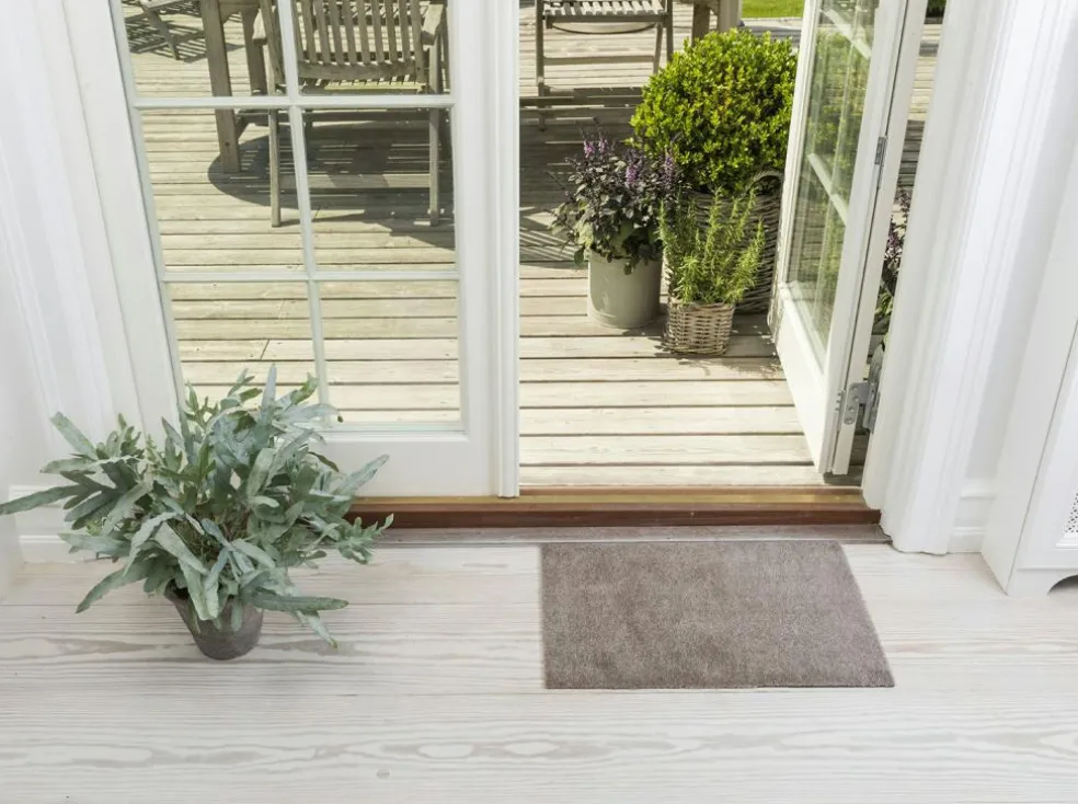 Unicolor Door Mat, Sand / Beige, 40x60 cm