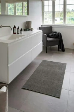 Unicolor Door Mat Steel Grey, 60x90 cm