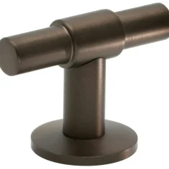 Uniform T Knob, Burnished Brass
