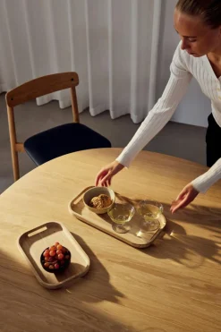 Unite Chair, White Pigmented Oak / Imitation Leather