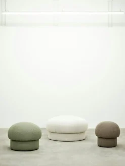 Uno Pouf Cream, Ø50 cm