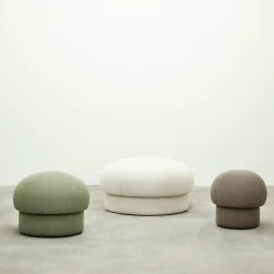 Uno Pouf Cream, Ø50 cm