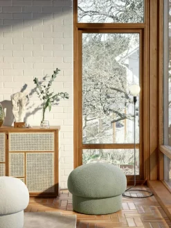 Uno Pouf Cream, Ø50 cm