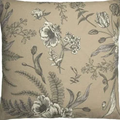 Valentina Cushion Cover, 45x45 cm Brown/Beige