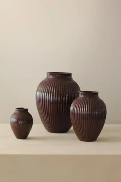 Vase Grooved 12,5 cm, Ripple Berry