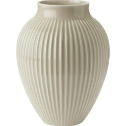 Vase Grooved 27 cm, Sand