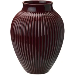 Vase Grooved 27 cm, Sand
