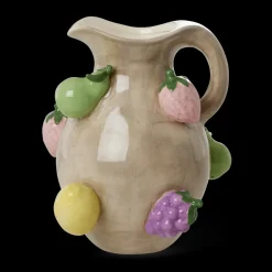 Vase With Embossed Fruits 1,14 l