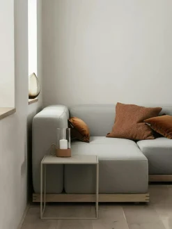 VELVET Cushion Cover 30x50 cm, Rustique Brown