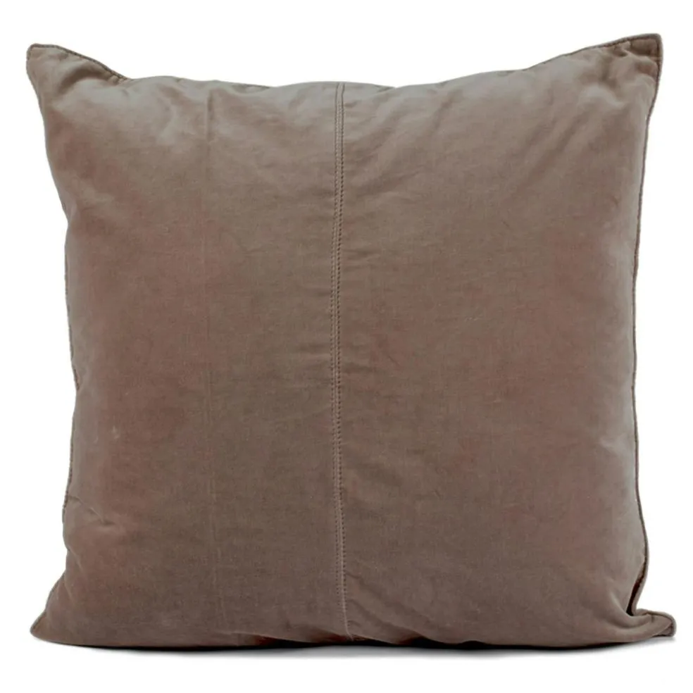 Velvet Cushion Cover 50x50 cm, Dusty Pink