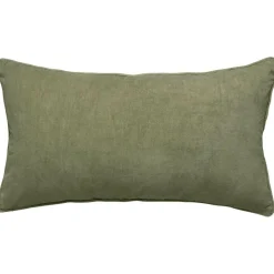 Velvet Soft Gable Cushion Cover 50x90 cm, Seagrass