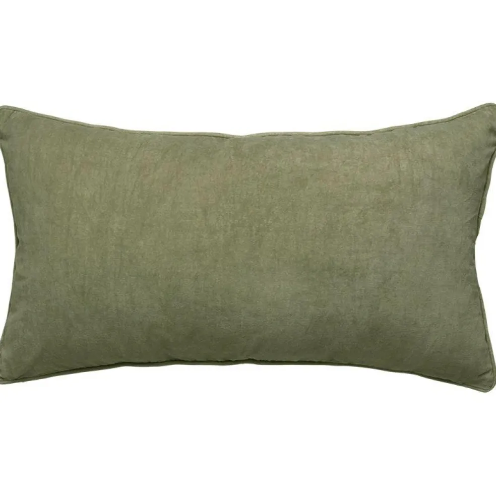 Velvet Soft Gable Cushion Cover 50x90 cm, Seagrass