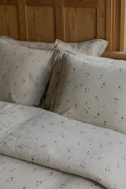 Viola Fitted Sheet Muslin, 140x200 cm