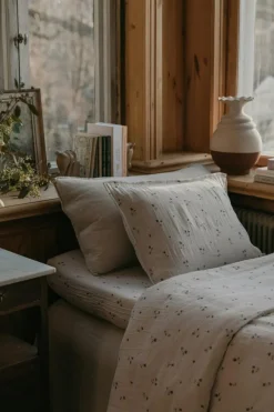 Viola Fitted Sheet Muslin, 140x200 cm