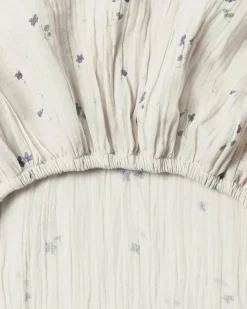 Viola Fitted Sheet Muslin, 140x200 cm